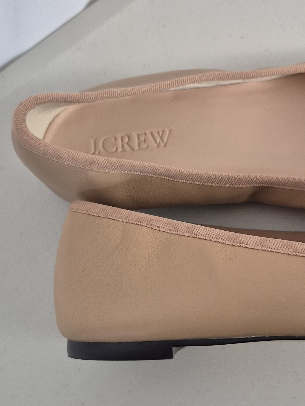 J. Crew Andi Leather Ballet Flats With Bow Detail In Roasted Pecan - Size 10.5 - Picture 13 of 15